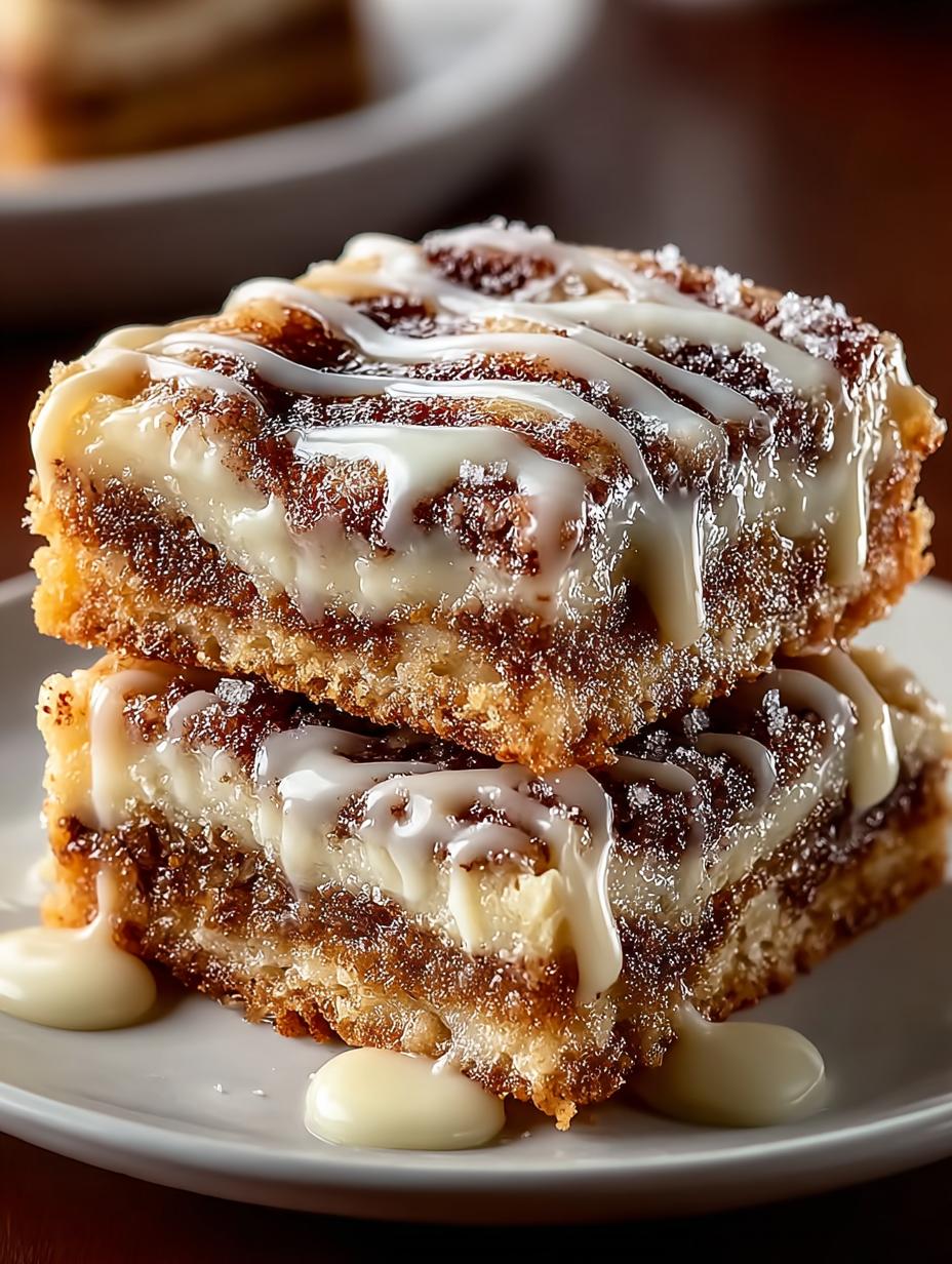 Cinnamon Roll Bliss Bars