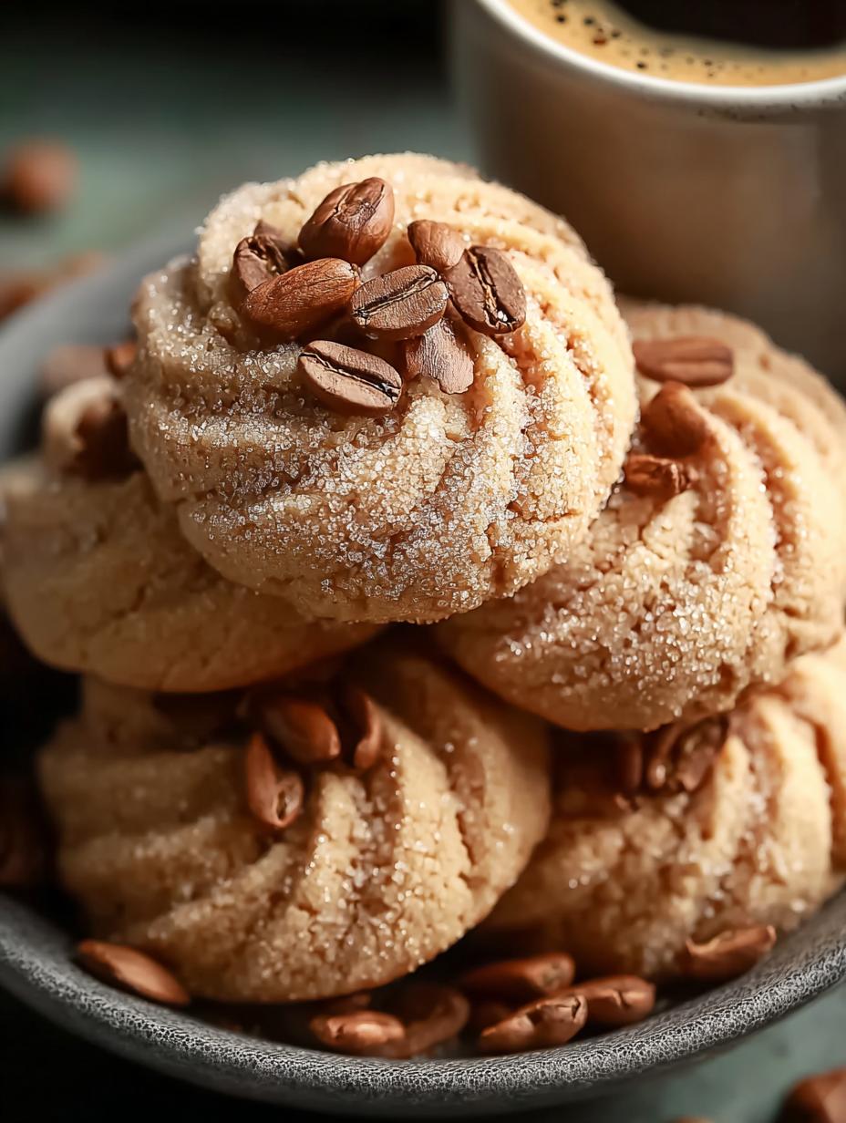 Coffee Butter Cookies