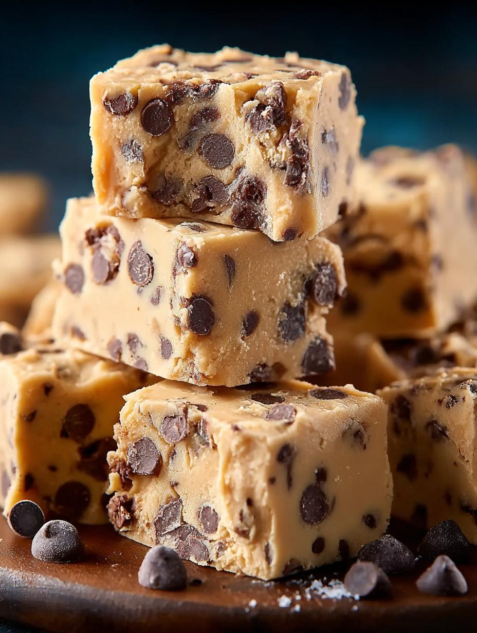 Cookie Dough Fudge: 5 Irresistible Layers of Delight - Cookie Dough Fudge - additional detail