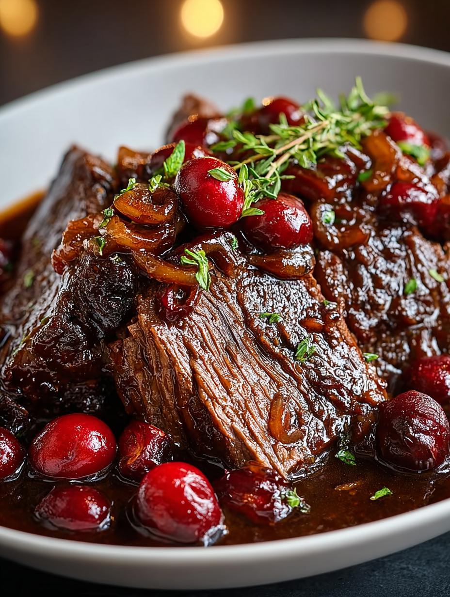 Crockpot Cranberry Balsamic Beef: 10 Savory Secrets - Crockpot Cranberry Balsamic Beef - main visual representation
