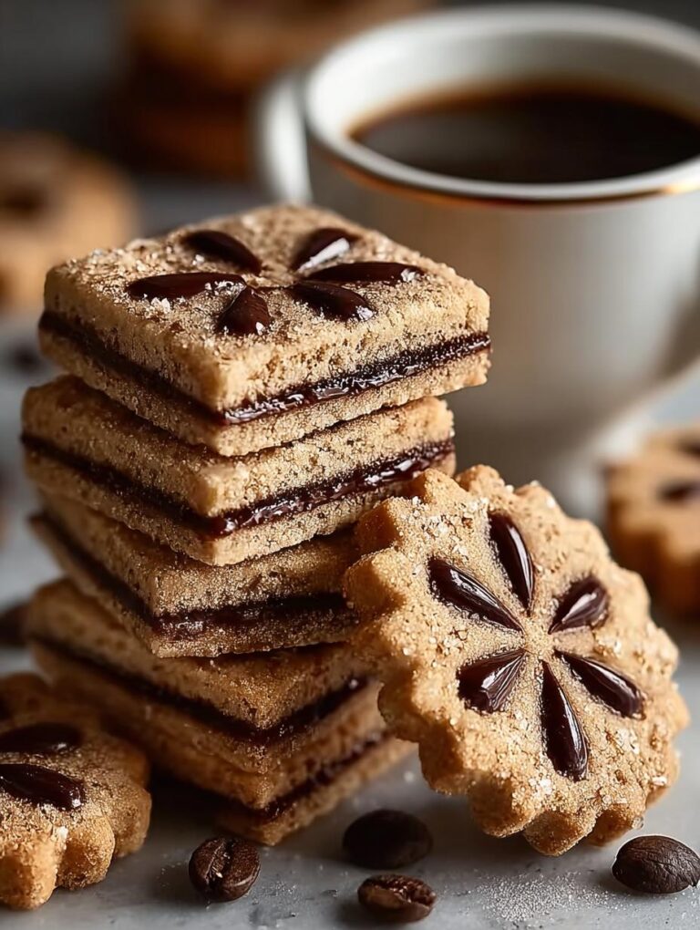 Espresso Shortbread Cookies
