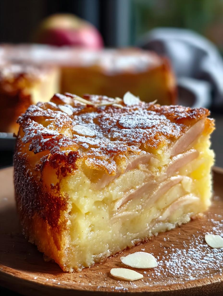 Delicious French Apple Invisible Cake Recipe to Try - French Apple Invisible Cake - additional detail