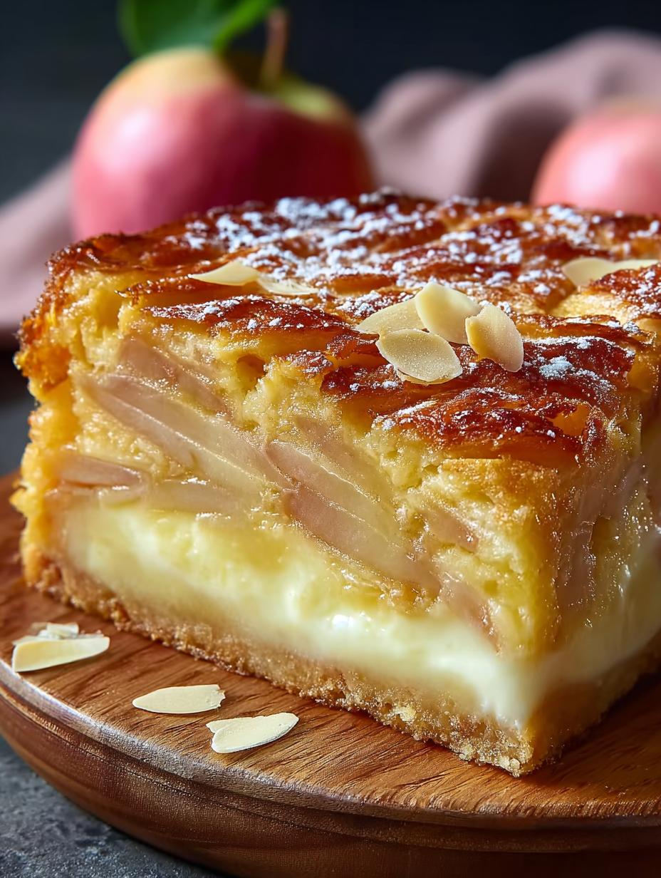 French Apple Invisible Cake