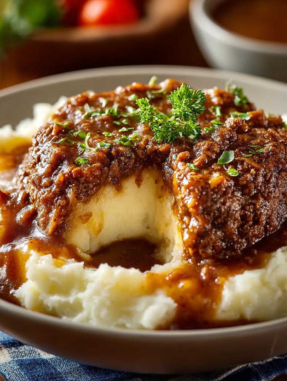 Ground Beef Gravy Over Mashed Potatoes: Comfort Dish 4 Ground Beef Gravy Over Mashed Potatoes: Comfort Dish - Ground Beef Gravy Over - main visual representation