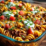 Loaded Taco Pasta Bake
