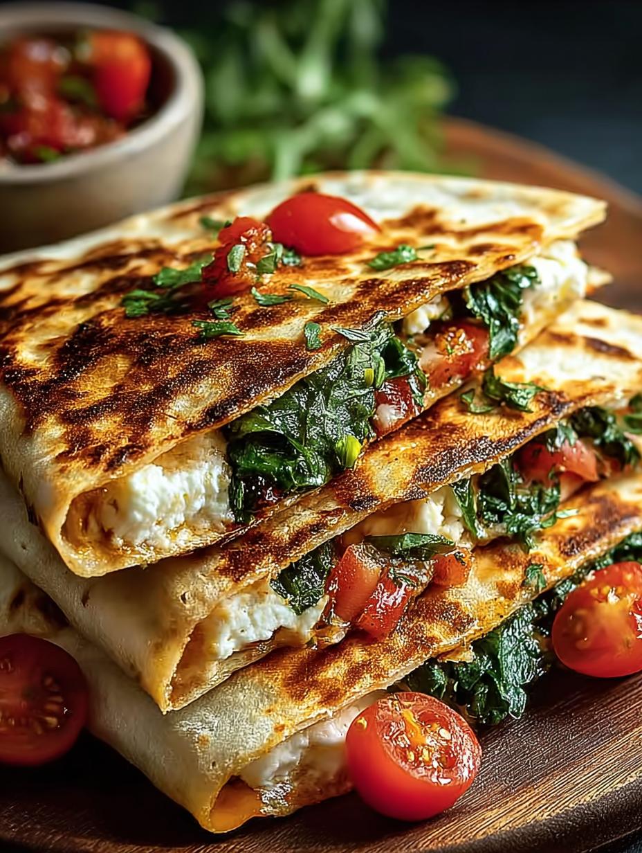 Mediterranean Quesadillas