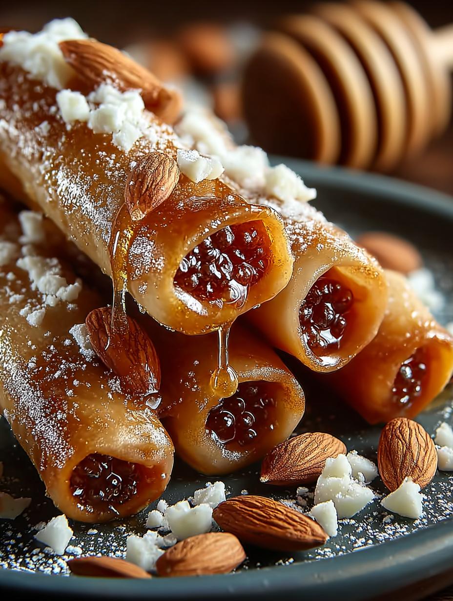 Moroccan Honey Almond Cigars: 12 Irresistible Delights - Moroccan Honey Almond Cigars - main visual representation