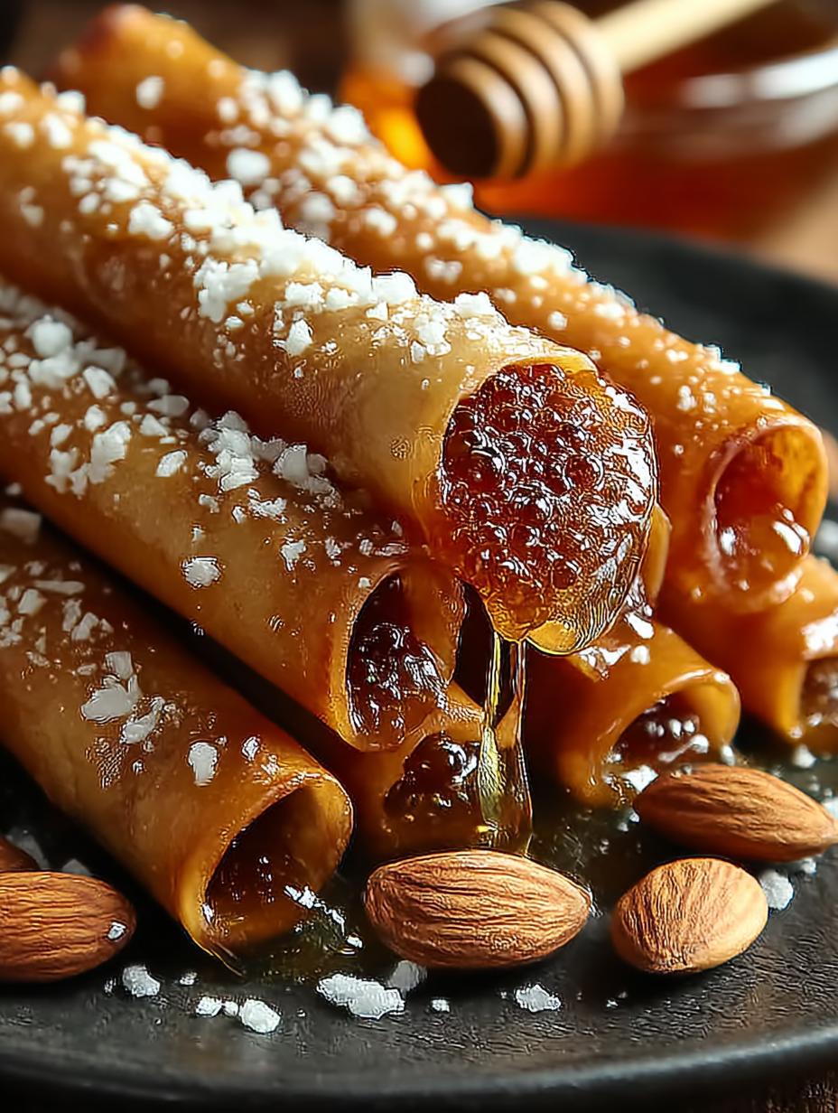 Moroccan Honey Almond Cigars: 12 Irresistible Delights - Moroccan Honey Almond Cigars - additional detail