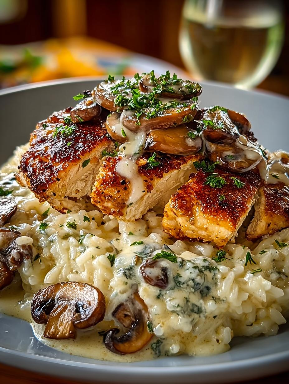 Mushroom Gruyere Chicken Rice: 10 Comforting Steps - Mushroom Gruyere Chicken Rice - additional detail