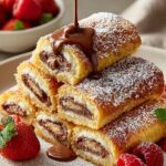 Nutella Stuffed French Toast
