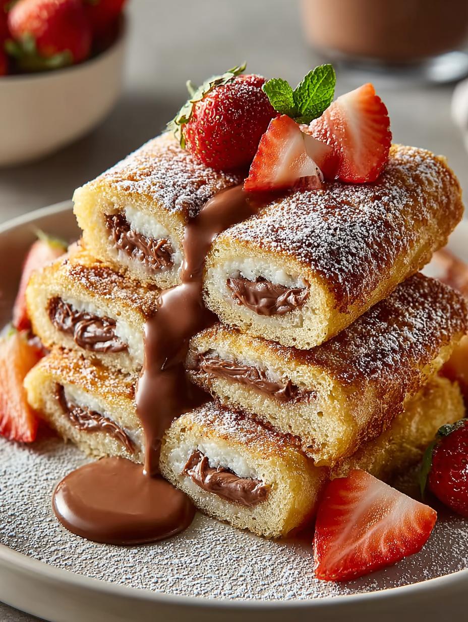 5 Irresistible Nutella Stuffed French Toast Recipes - Nutella Stuffed French Toast - additional detail