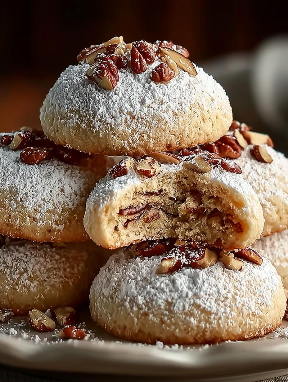 Pecan Snowball Cookies