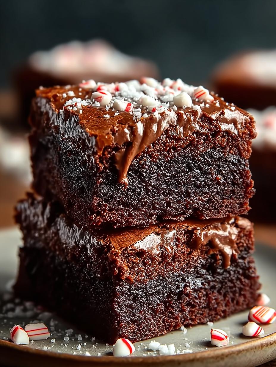 Rich Peppermint Brownies: 7 Reasons to Indulge This Holiday - Peppermint Brownies - main visual representation