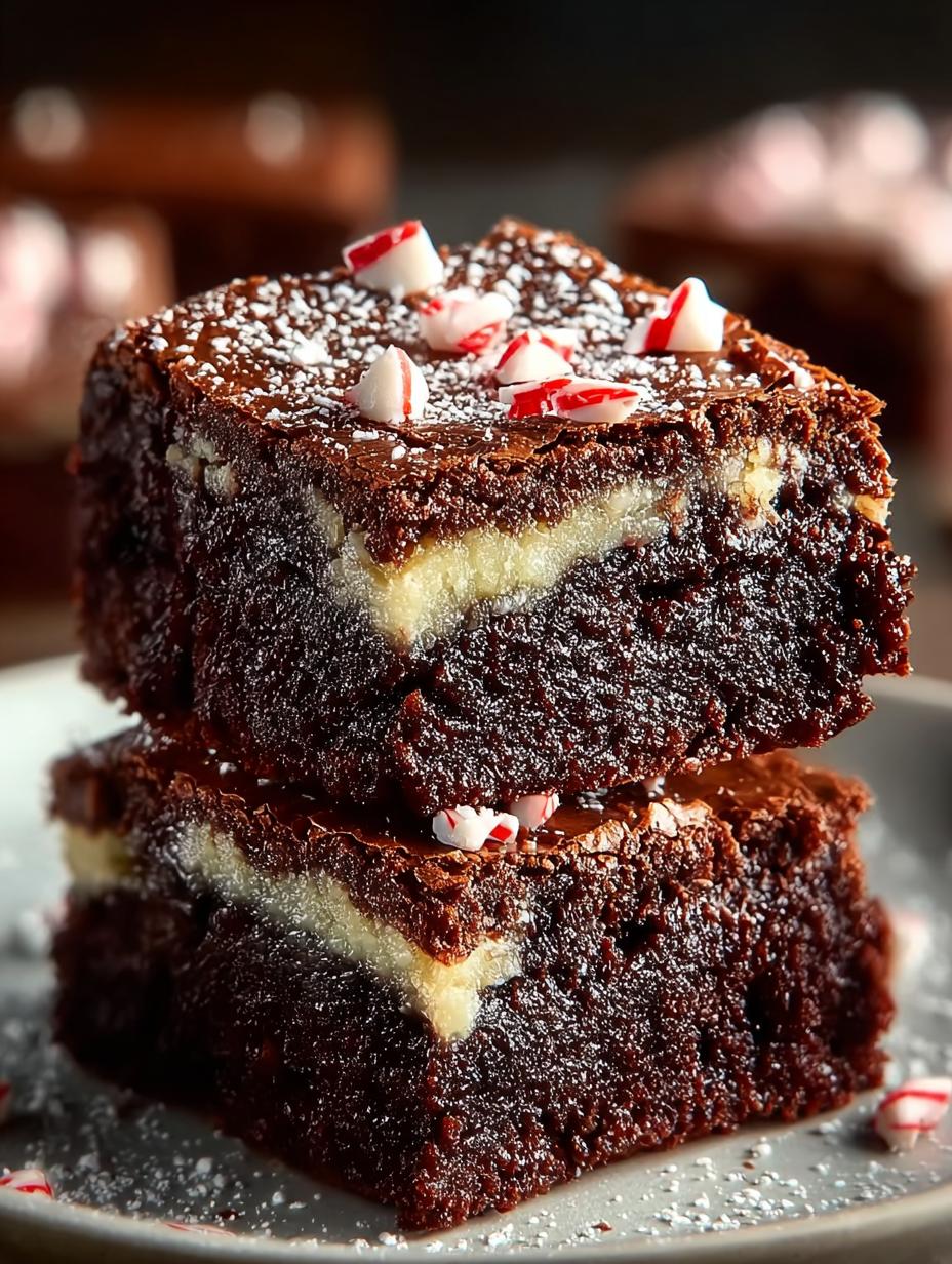 Rich Peppermint Brownies: 7 Reasons to Indulge This Holiday - Peppermint Brownies - additional detail