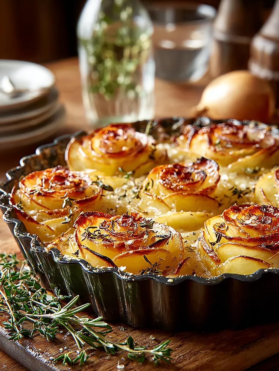 Rose Shaped Potato Gratin: 7 Elegant Tips for Success 5 Rose Shaped Potato Gratin: 7 Elegant Tips for Success - Rose Shaped Potato Gratin - additional detail