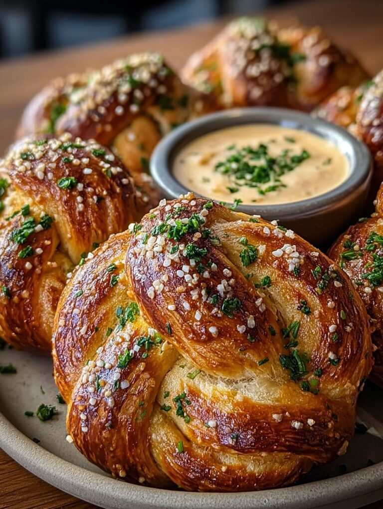 Sourdough Pretzel Knots Beer