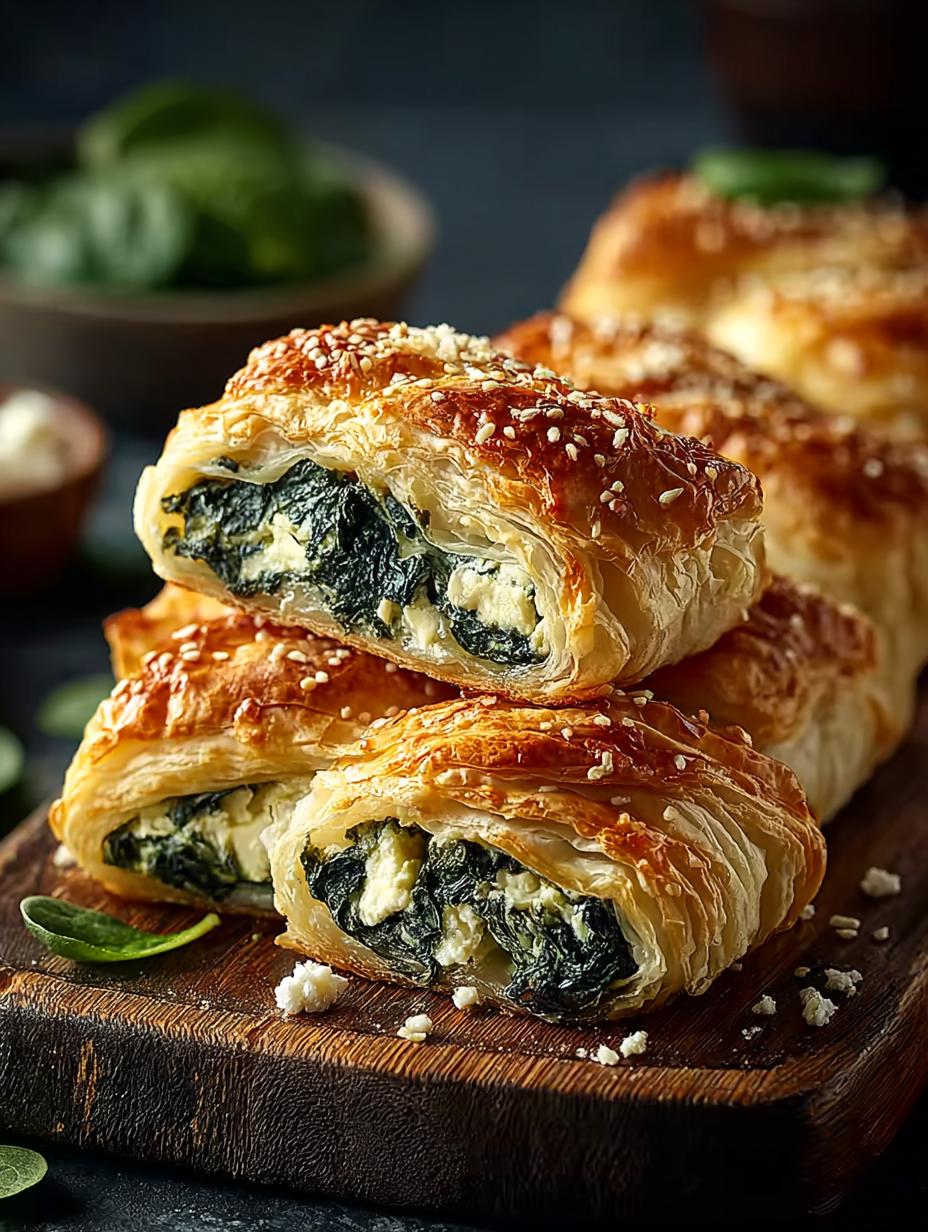 Spinach Feta Puff Pastry
