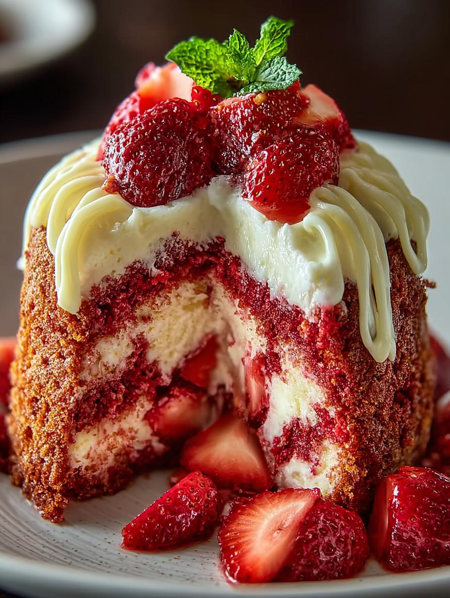 Strawberry Earthquake Cake: 7 Layers of Delicious Chaos - Strawberry Earthquake Cake - additional detail