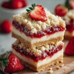 Strawberry Shortcake Crumble Bars
