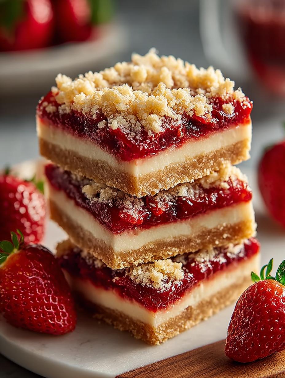 Strawberry Shortcake Crumble Bars: 5 Reasons to Love Them - Strawberry Shortcake Crumble Bars - additional detail