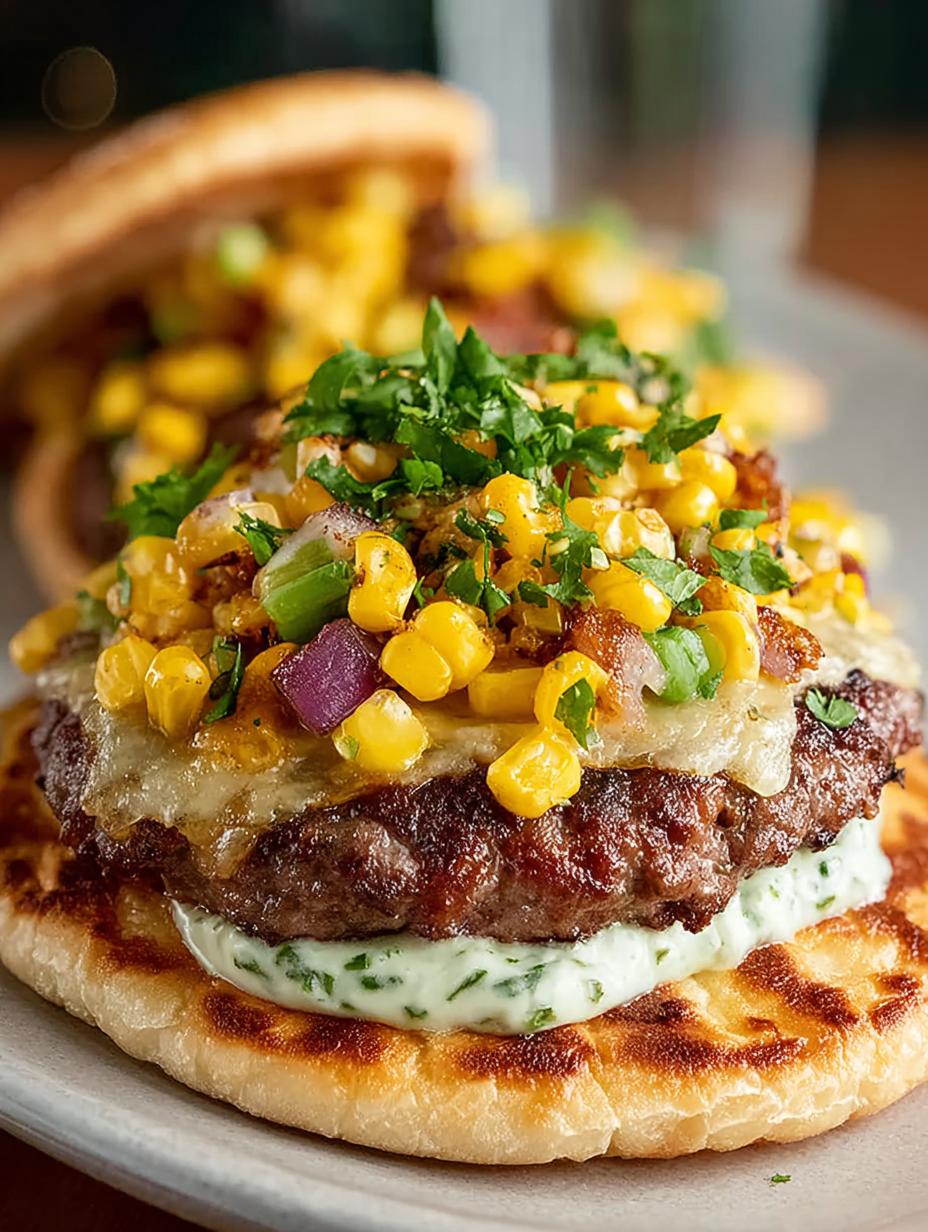 Delicious Street Corn Smash Burger Tacos to Savor - Street Corn Smash Burger - main visual representation