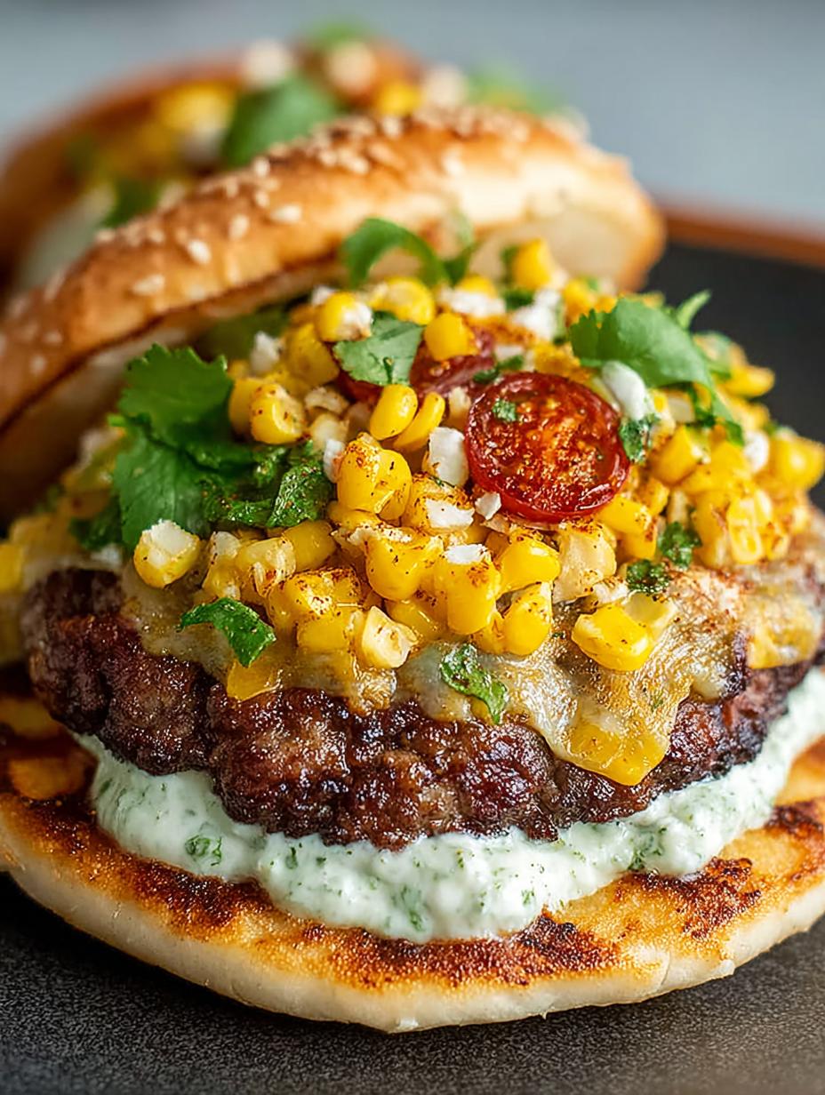 Delicious Street Corn Smash Burger Tacos to Savor - Street Corn Smash Burger - additional detail