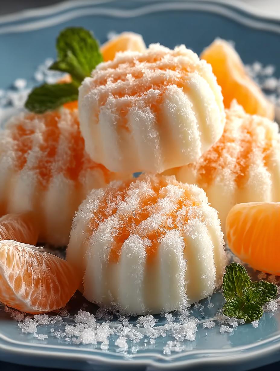 Sweet Orange Cream Cheese Mints: 24 Refreshing Bites 4 Sweet Orange Cream Cheese Mints: 24 Refreshing Bites - Sweet Orange Cream Cheese - main visual representation