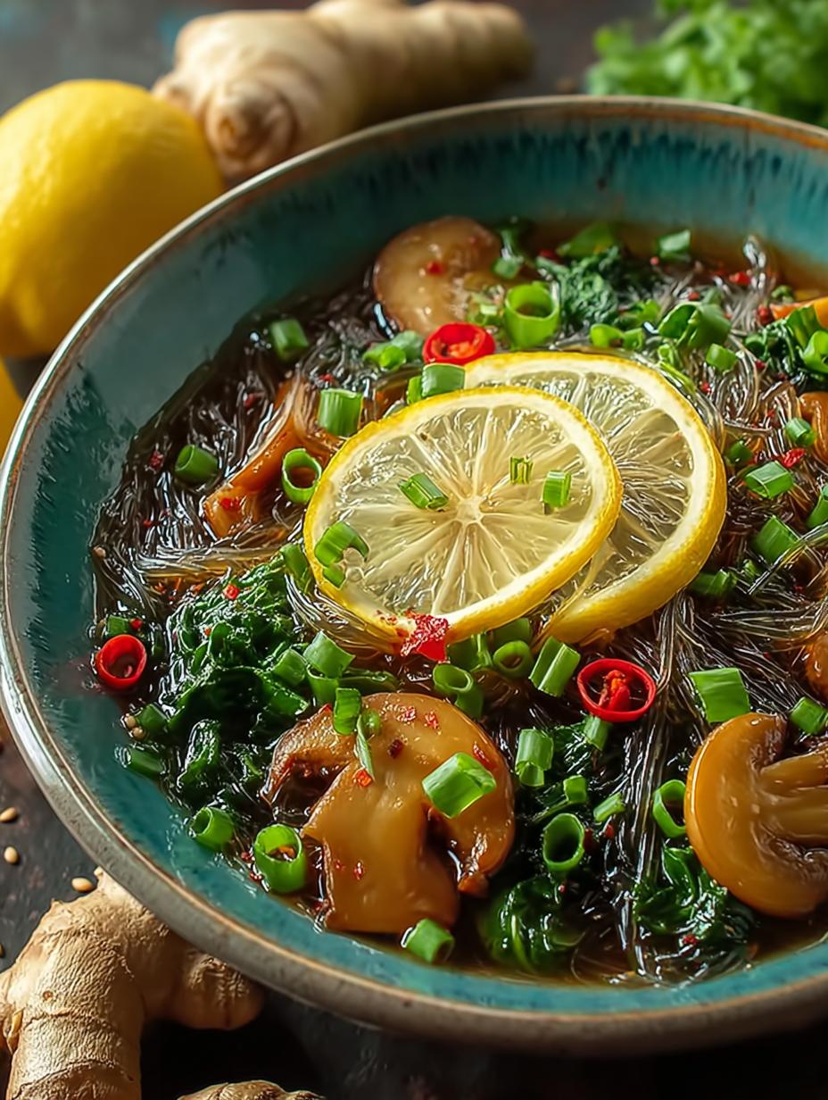 Anti Inflammatory Miso Ginger Broth for Health - Anti Inflammatory Miso Ginger - main visual representation