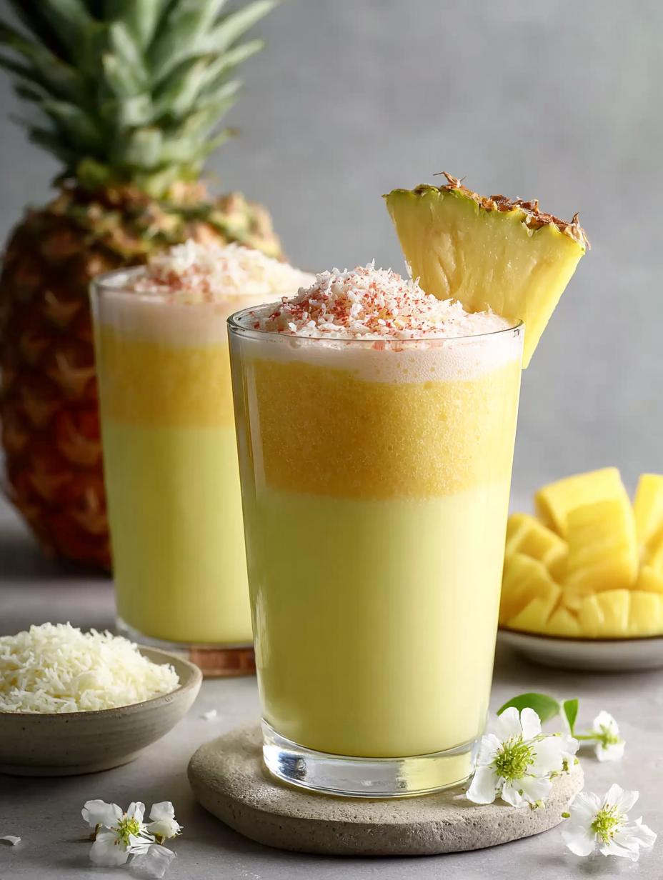 Anti Inflammatory Pineapple Smoothie