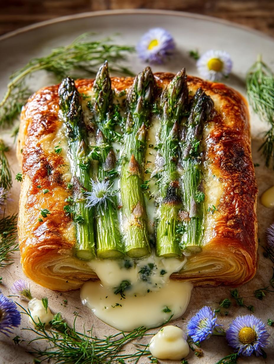 Asparagus Gruyere Spring Garden Tart for Spring Delight - Asparagus Gruyere Spring Garden - additional detail