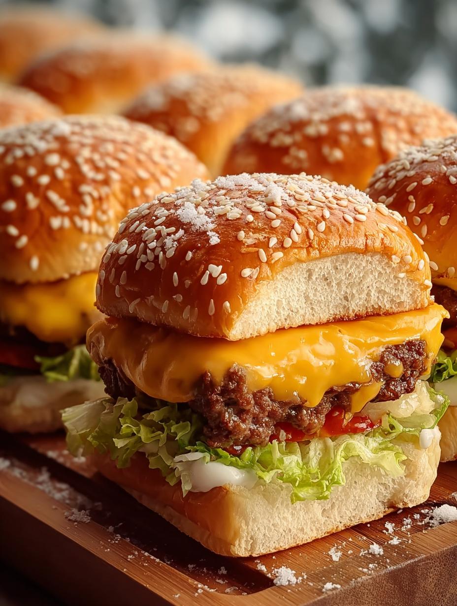 Big Mac Sliders: 12 Irresistible Mini Burger Delights - Big Mac Sliders - additional detail