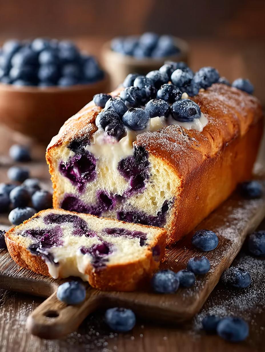 Delicious Blueberry Cream Cheese Bread You Must Try - Blueberry Cream Cheese Bread - additional detail