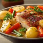 Boiled Chicken with Vegetables