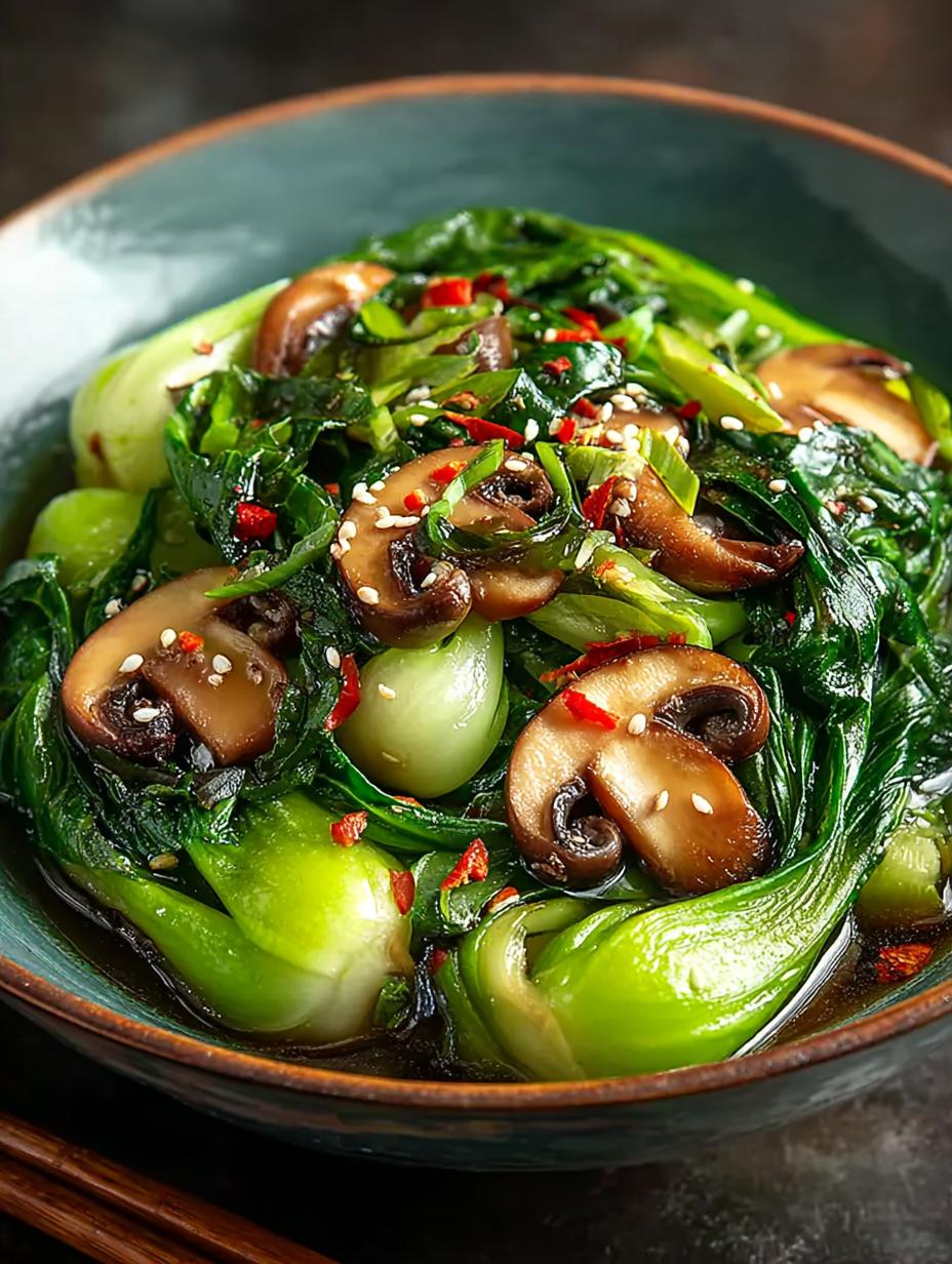 Delicious Bok Choy Mushroom Stir for Quick Meals - Bok Choy Mushroom Stir - main visual representation