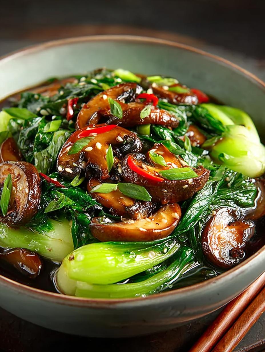 Bok Choy Mushroom Stir