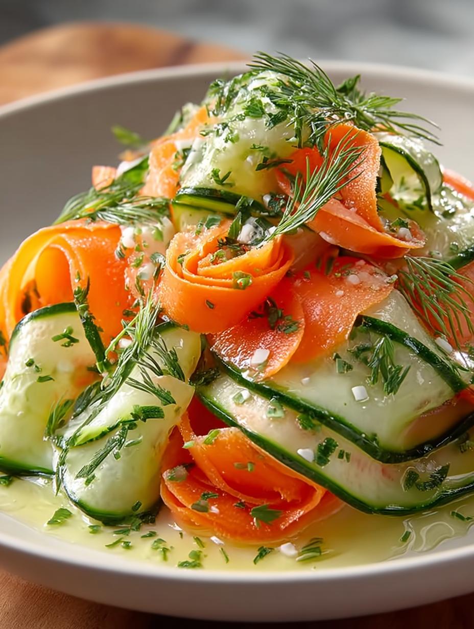 Delicious Carrot Cucumber Salad for a Refreshing Meal 4 Delicious Carrot Cucumber Salad for a Refreshing Meal - Carrot Cucumber Salad - main visual representation