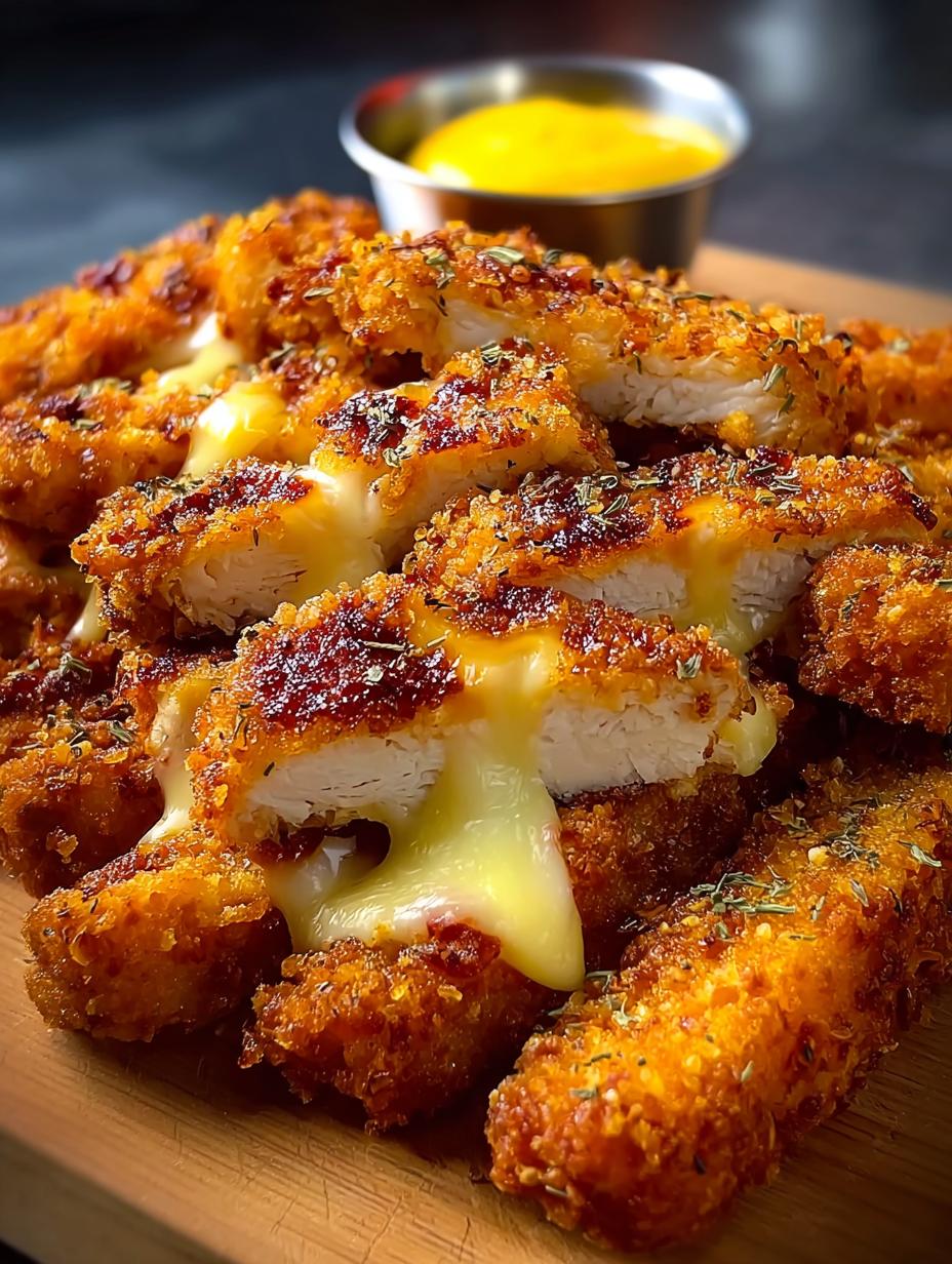 Cheesy Crispy Chicken Fries