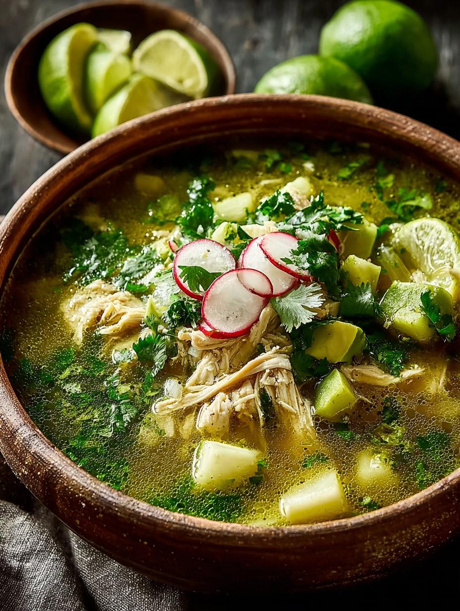 Chicken Pozole Verde Soup
