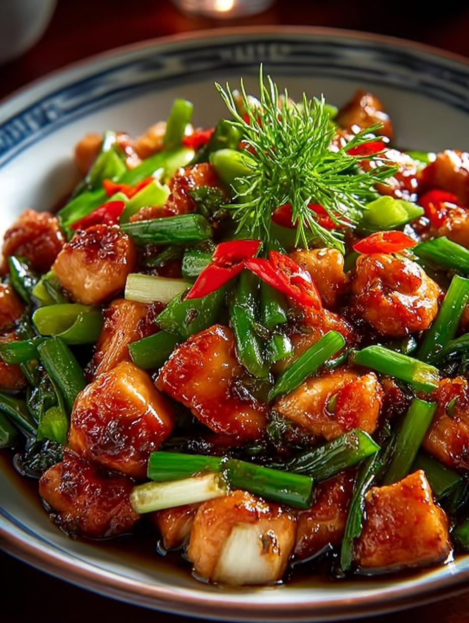 Chinese Scallion Chicken