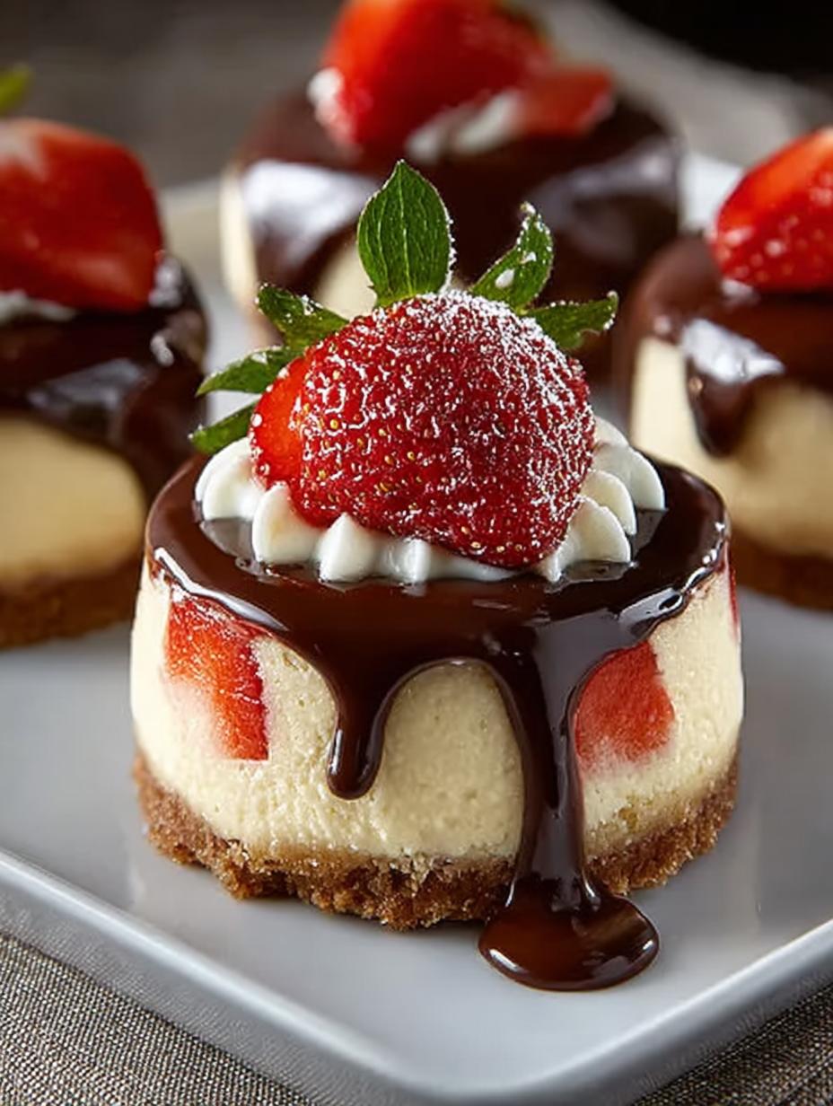 Irresistible Chocolate Dipped Strawberry Cheesecake Recipe - Chocolate Dipped Strawberry Cheesecake - main visual representation
