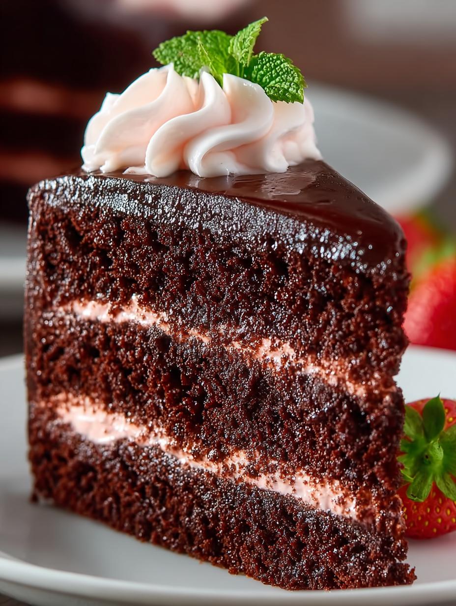 Chocolate Kahlua Cake with