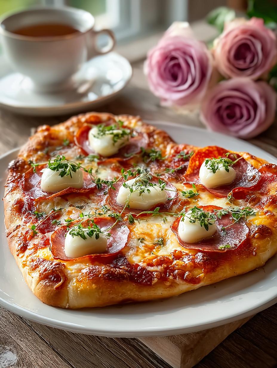 Coquette Rosa Pizza with Prosciutto Roses Delight - Coquette Rosa Pizza with - main visual representation