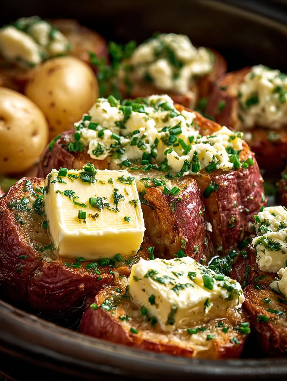 Crock Pot Garlic Butter Steak Bites & Potatoes Recipe 5 Crock Pot Garlic Butter Steak Bites & Potatoes Recipe - Crock Pot Garlic Butter - additional detail