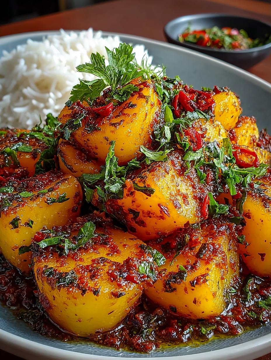 Dopiazeh Aloo Persian Potato