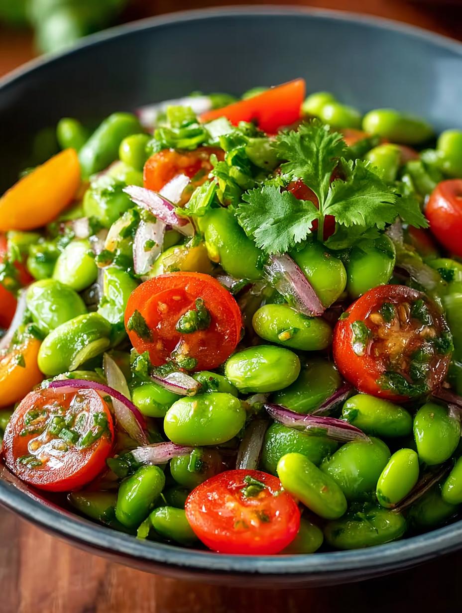 Edamame Salad with Cilantro