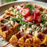 Falafel Waffles
