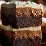 Frosted Gingerbread Brownies