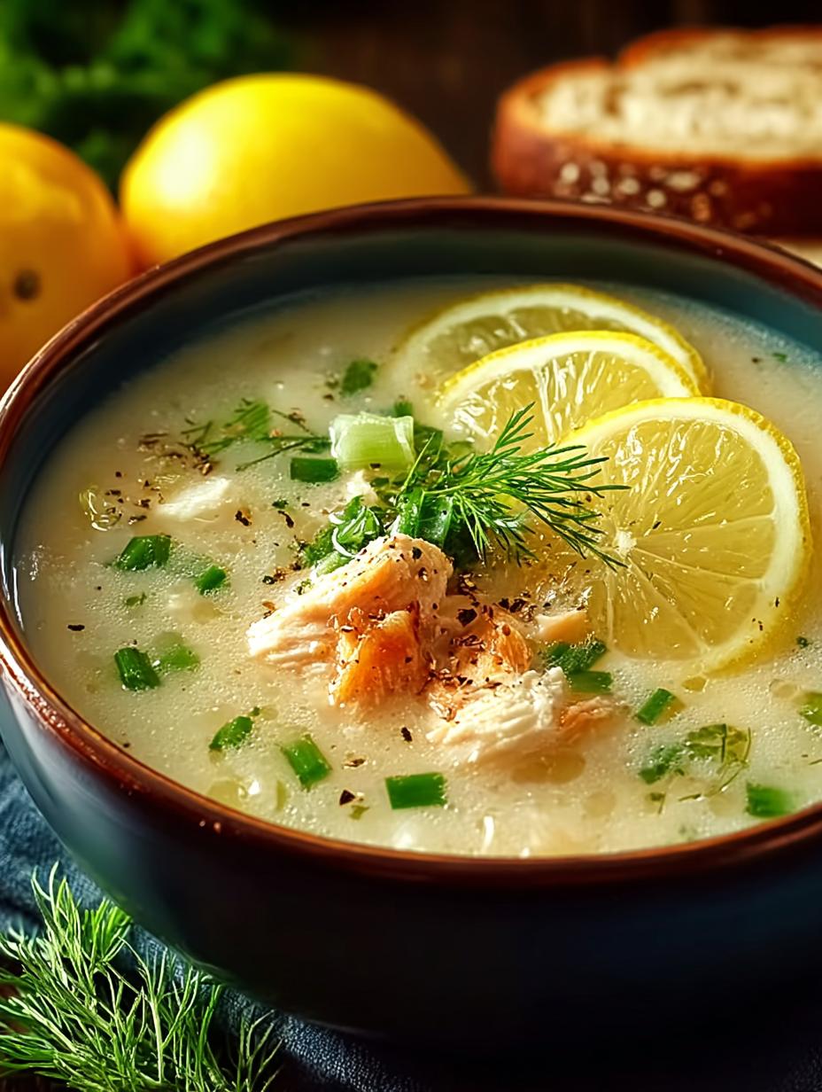 Greek Lemon Chicken Soup