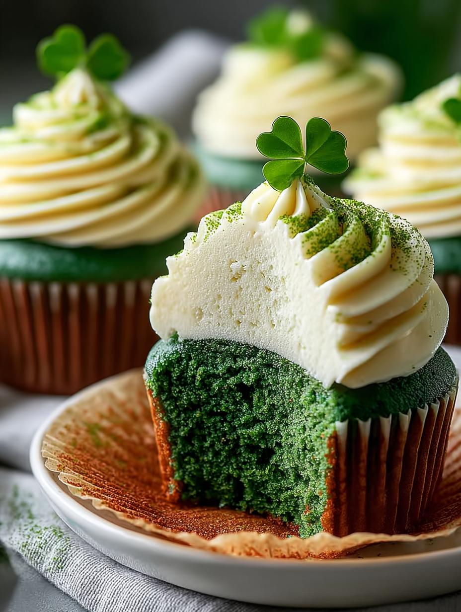 Green Velvet Cupcakes: 10 Reasons to Love This Recipe - Green Velvet Cupcakes - additional detail