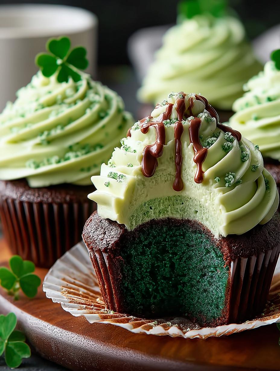 Green Velvet Cupcakes